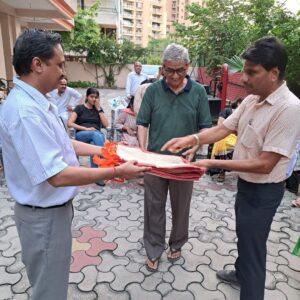 tricity eco warriors distributing cloth bags